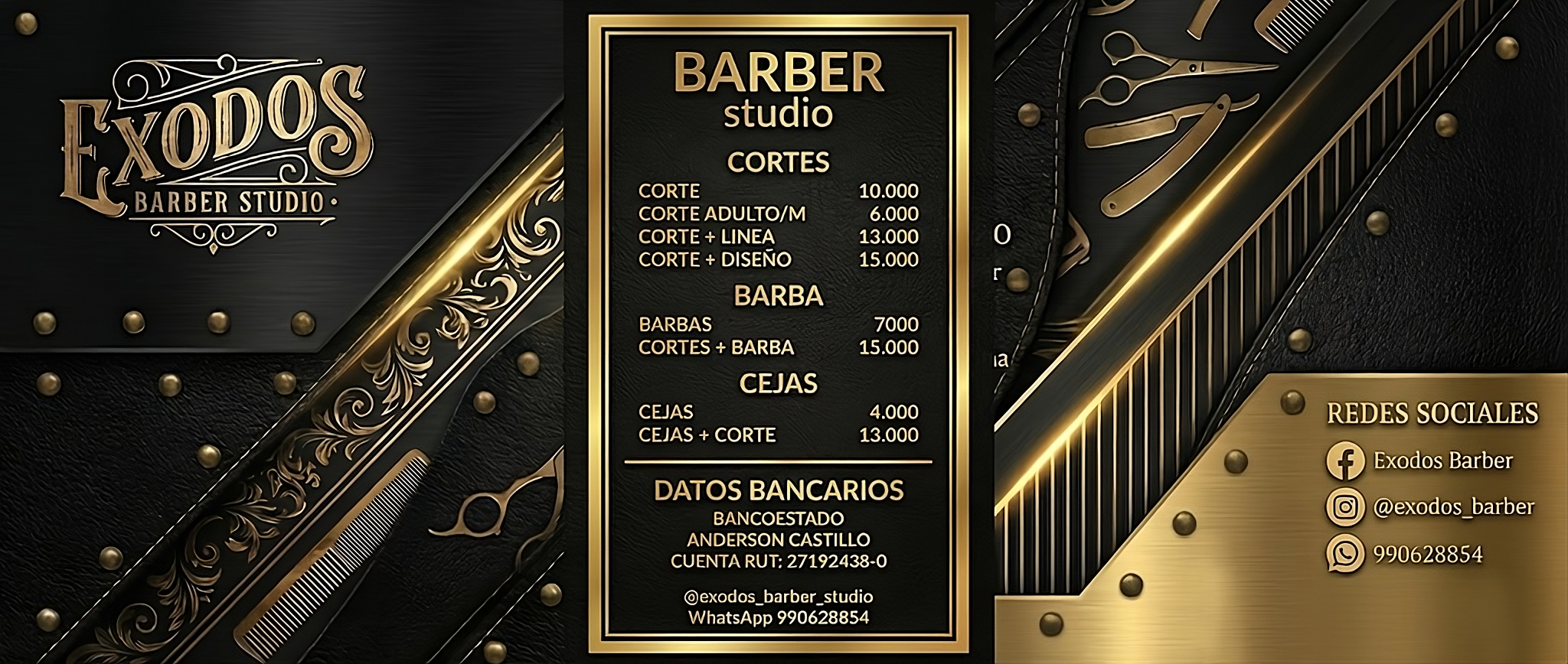 Lista de Precios Oficial y Datos Bancarios