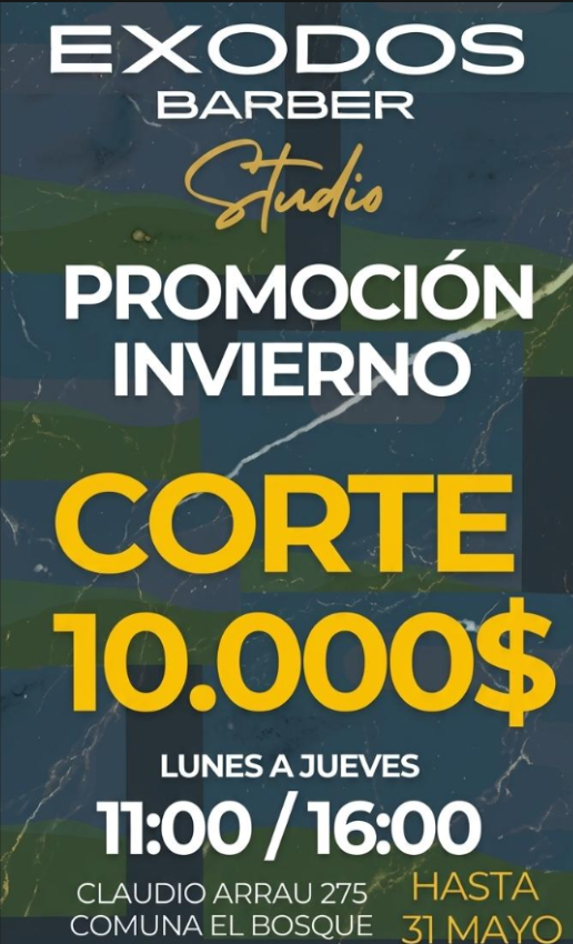 Promoción Especial Exodos Barber